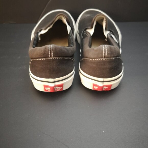 Vans Black Unisex Men's Size 8 / Ladies Size 9.5 Slip On Sneakers - Picture 4 of 7